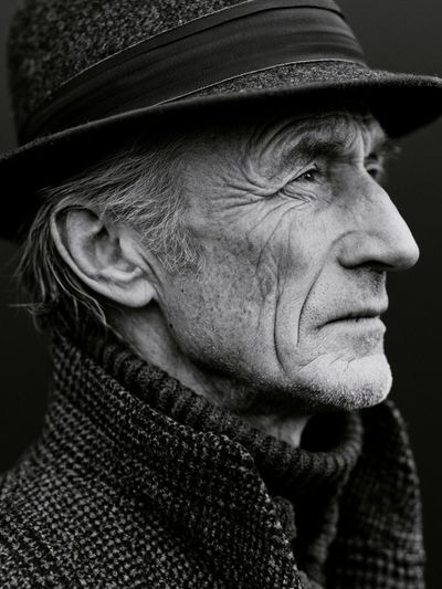 Elderly Man Portrait Photography Poster.