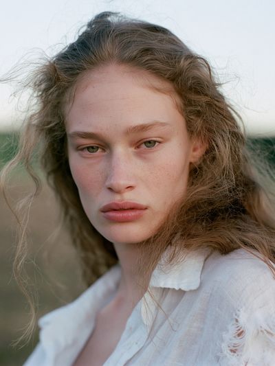 Windblown Portrait Photography Poster.