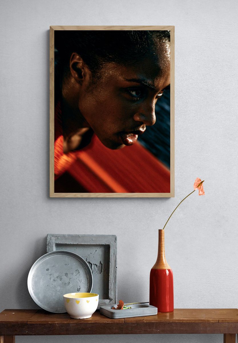 Intense Portrait Photography Poster. — room view 3