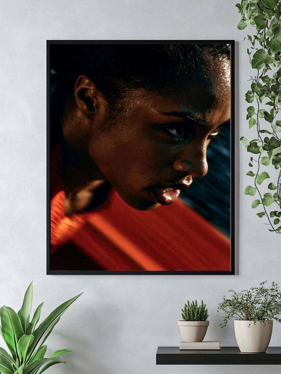 Intense Portrait Photography Poster. — room view 4