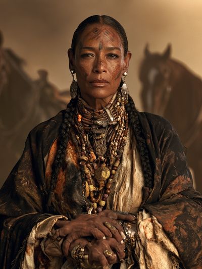 Regal Tribal Portrait Poster. poster