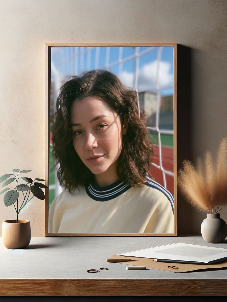 Soft Light Portrait Print. — room view 2
