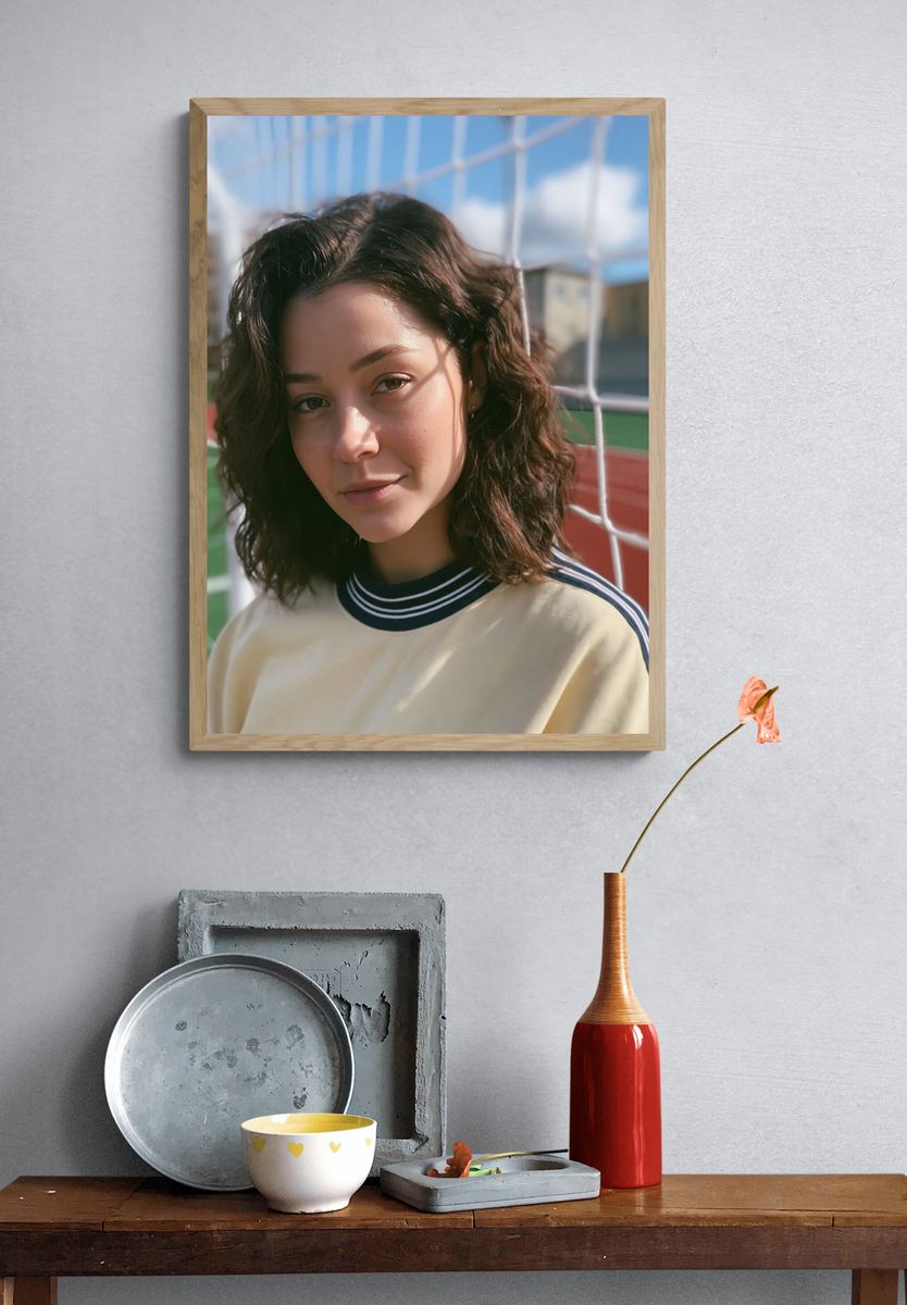 Soft Light Portrait Print. — room view 3