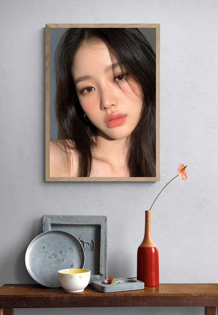 Soft Light Portrait Poster. — room view 3