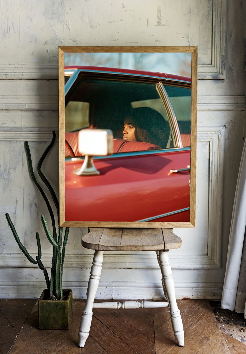 Classic Car Portrait Photography Poster. — room view 1