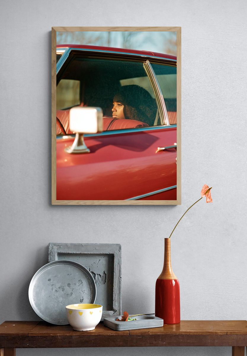 Classic Car Portrait Photography Poster. — room view 3