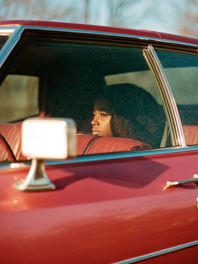 Classic Car Portrait Photography Poster.