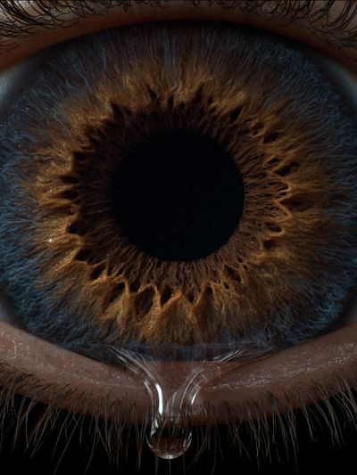 Human Eye Macro Photography Poster. poster