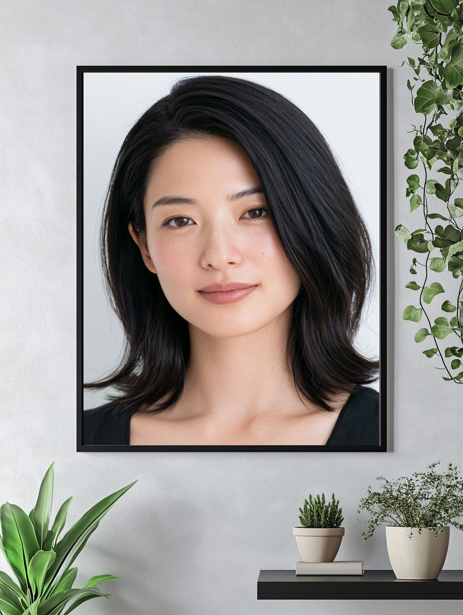 Minimalist Portrait Poster. — room view 4