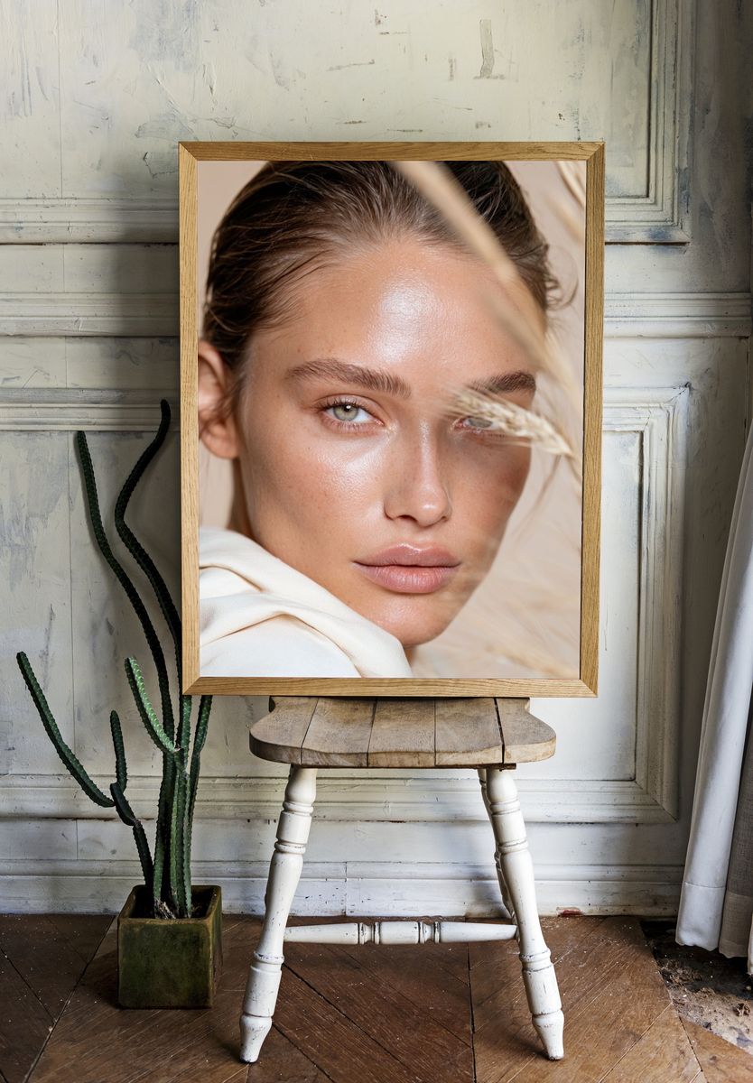 Soft Beauty Portrait Photography Poster. room preview