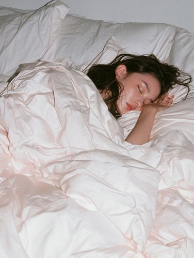 Sleeping Woman Photography Poster.