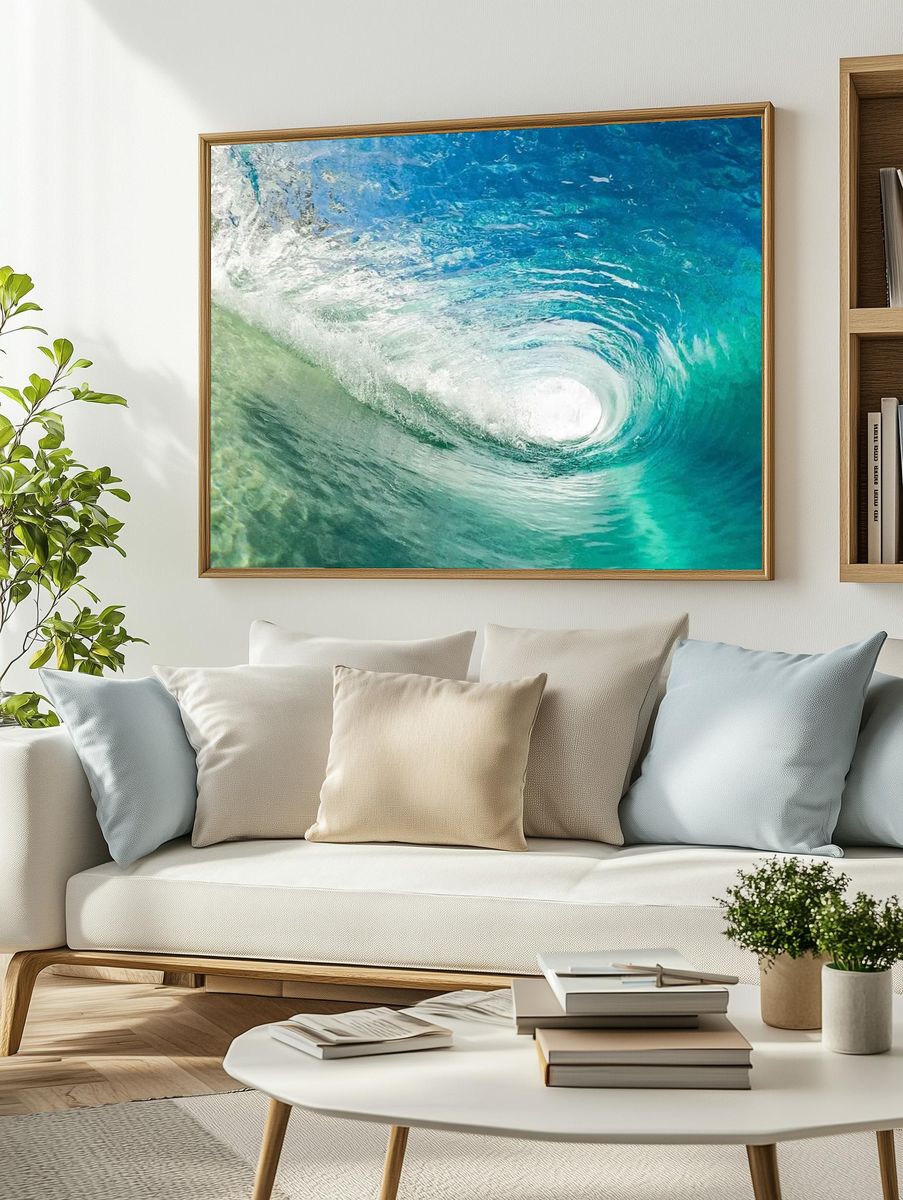Desktop wallpaper ocean background, HD. — room view 2