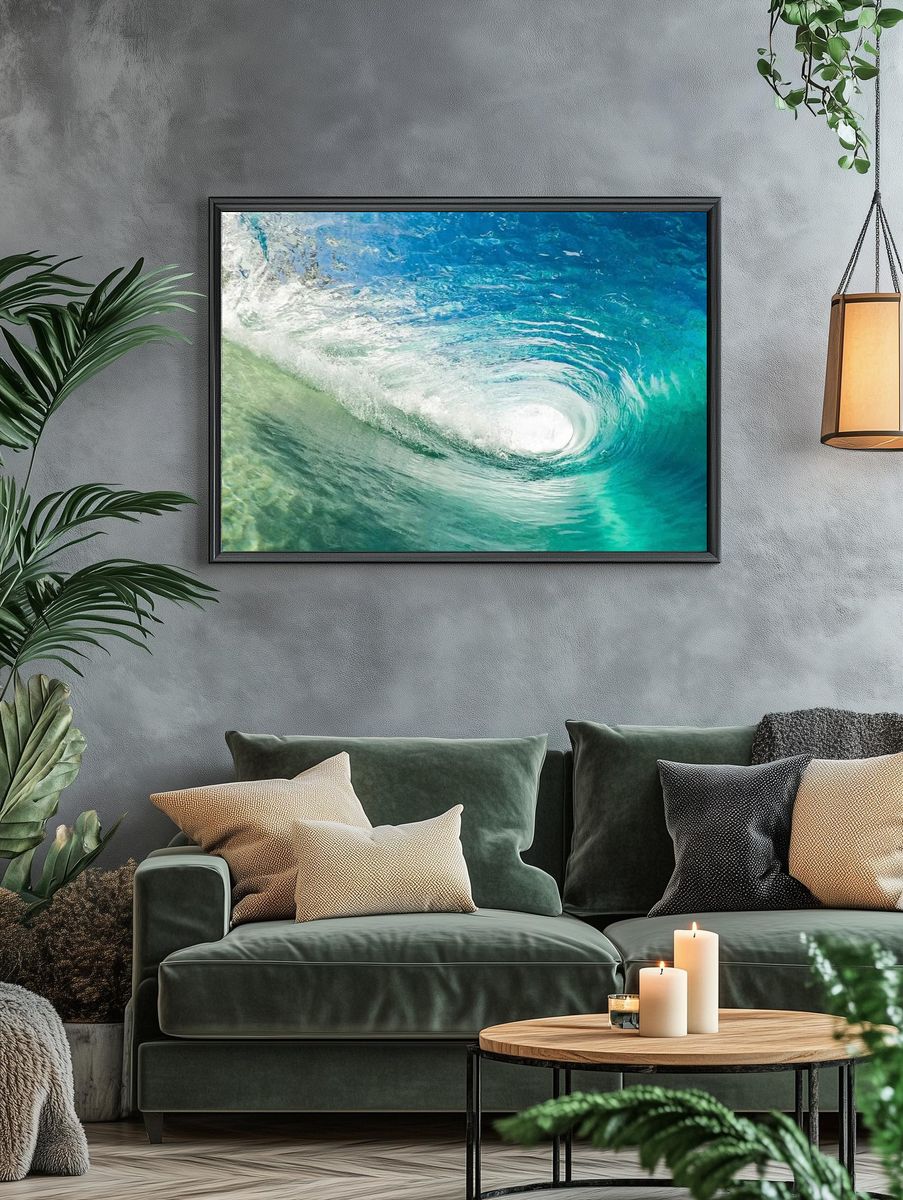Desktop wallpaper ocean background, HD. — room view 4