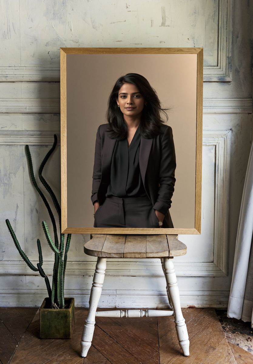 Elegant Woman Portrait Poster. room preview