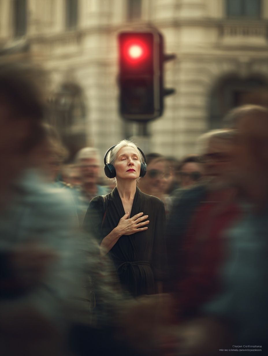Urban Meditation Street Photography Poster. poster — photography art