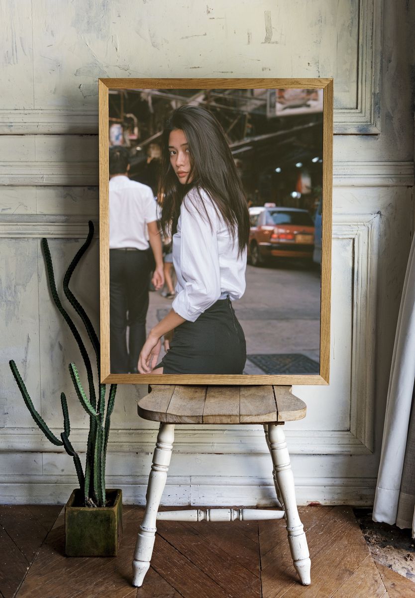 Urban Street Portrait Photography Poster. room preview