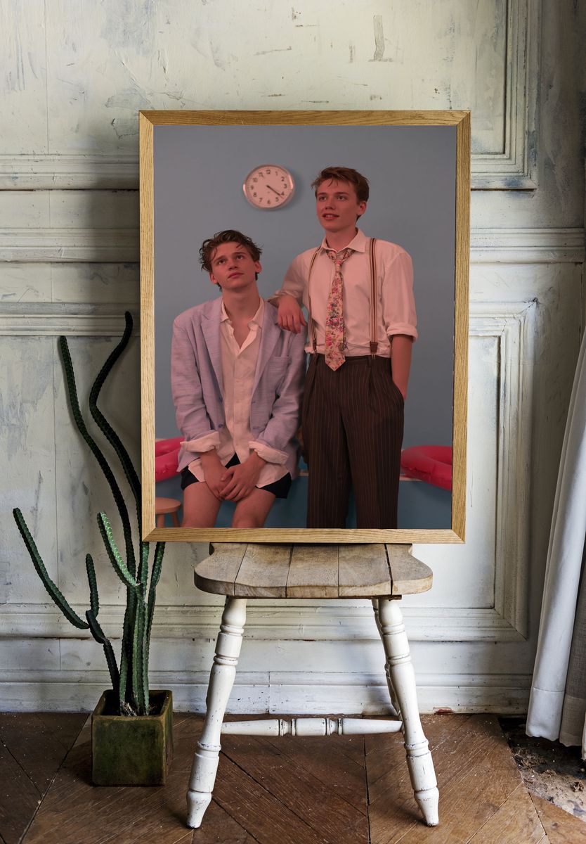 Gothic Portrait Photography Poster. — room view 1