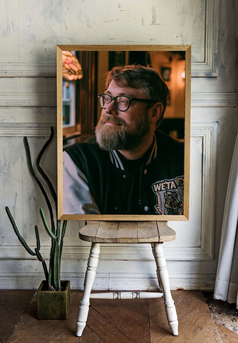 Bearded Portrait Photography Poster. room preview