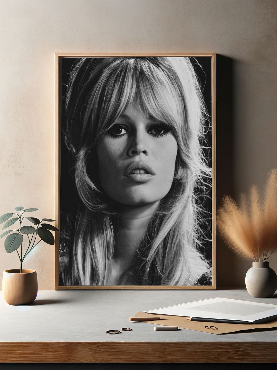 Blonde Portrait Photography Poster. — room view 2