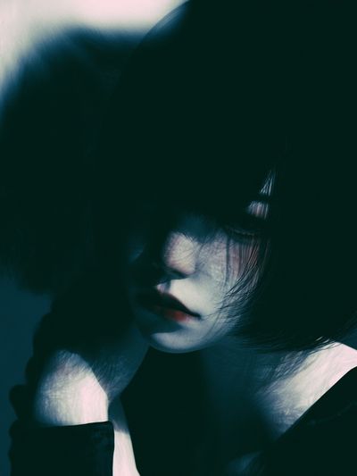 Moody Portrait Photography Poster.
