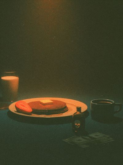 Cozy Breakfast Still Life Poster.