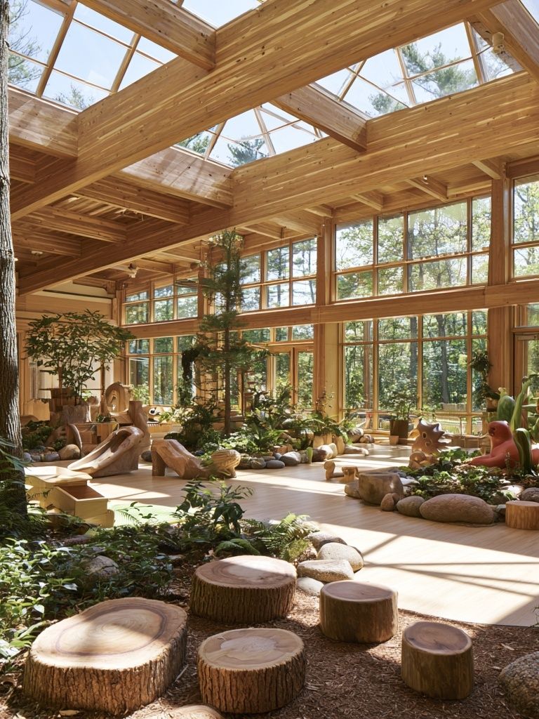Sunlit Woodland Interior Poster. poster — photography art