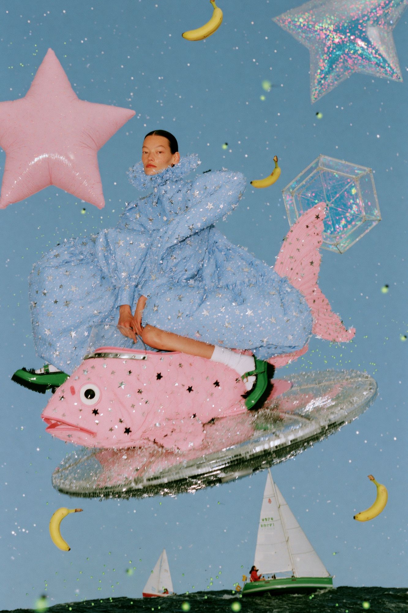 Surreal Sailor Dreamscape Poster. poster detail