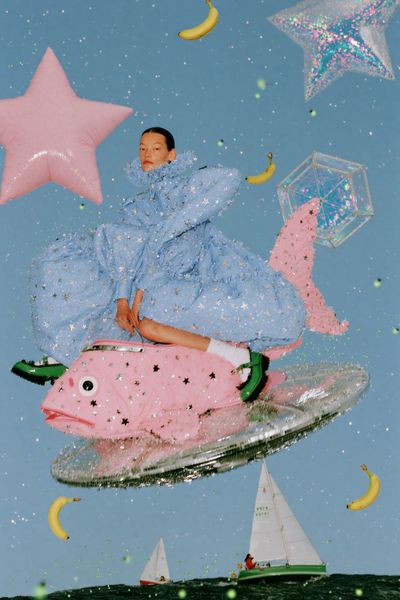 Surreal Sailor Dreamscape Poster.