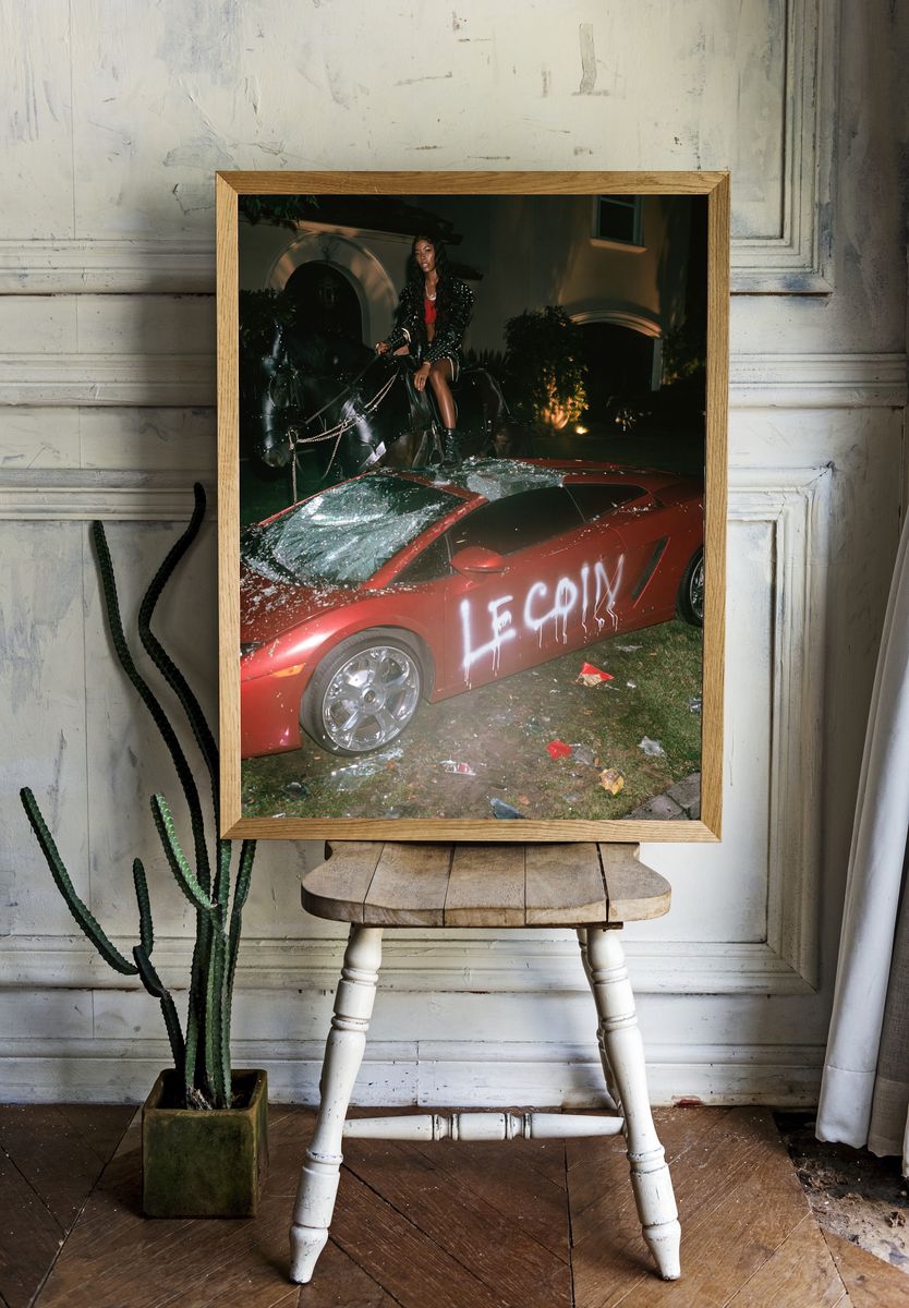 Night Ride Luxury Street Photography Poster. — room view 1