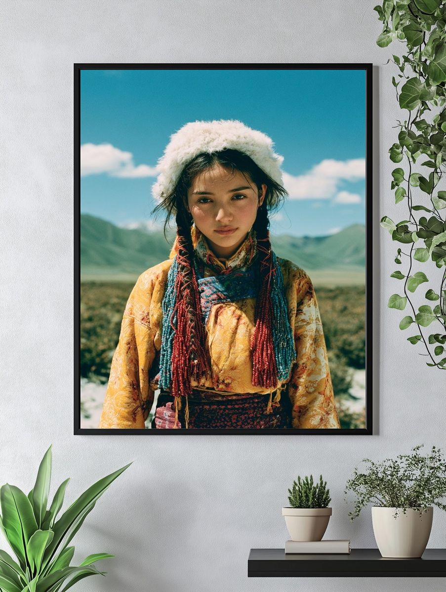 Mountain Portrait Photography Poster. — room view 4