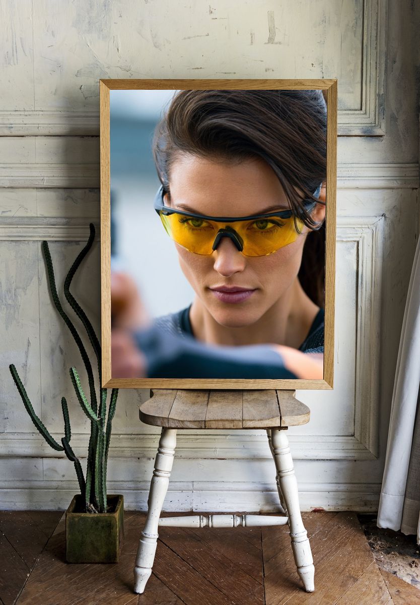 Tactical Shooter Portrait Print. room preview