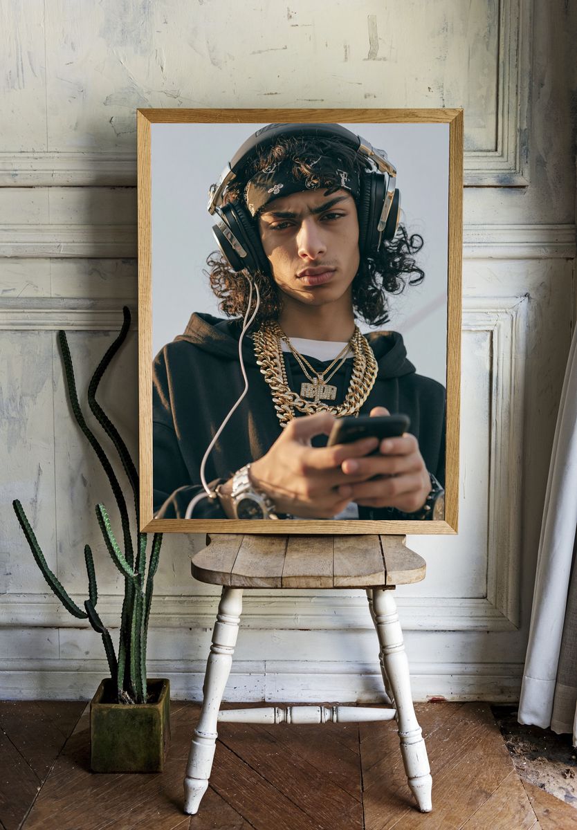 Urban Portrait Photography Poster. — room view 1