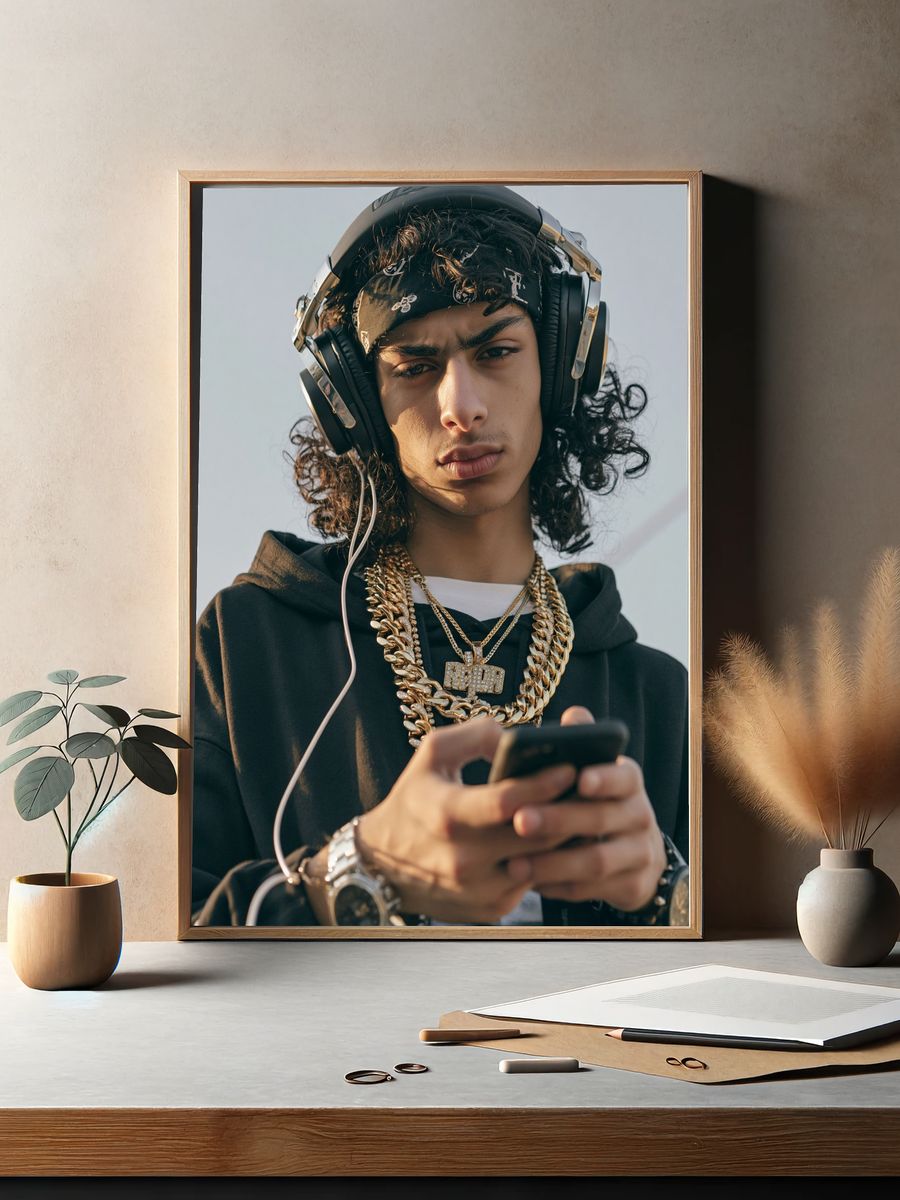 Urban Portrait Photography Poster. — room view 2
