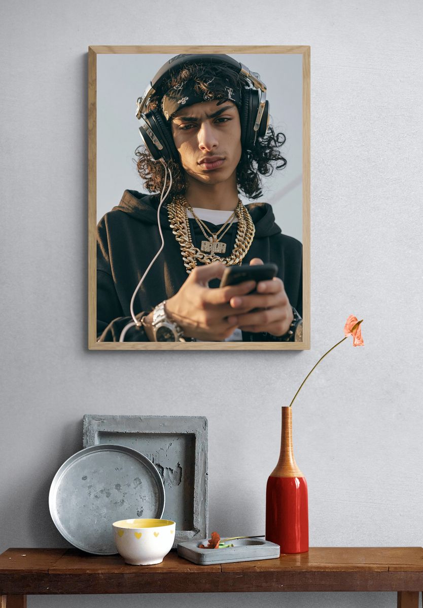 Urban Portrait Photography Poster. — room view 3