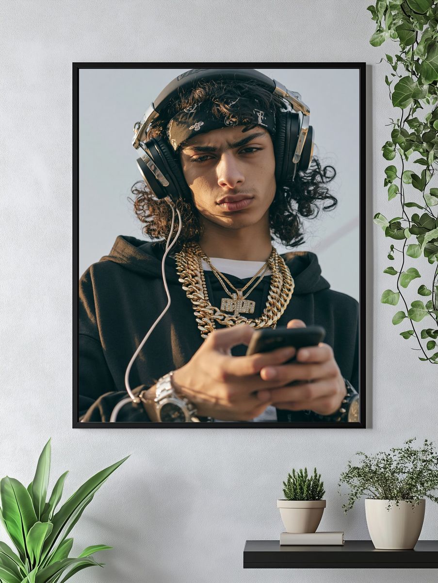 Urban Portrait Photography Poster. — room view 4