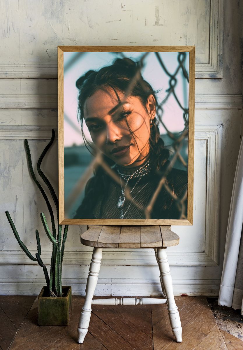 Urban Portrait Photography Poster. — room view 1