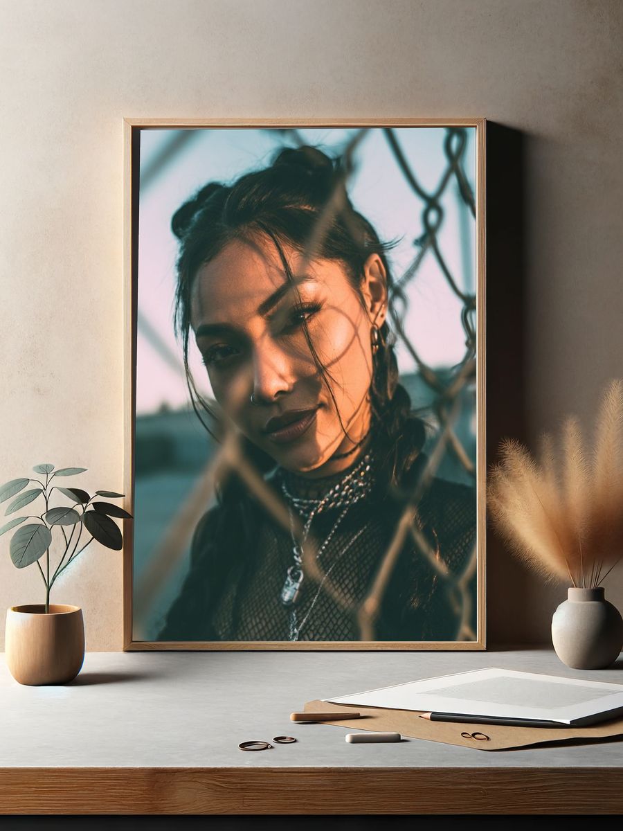 Urban Portrait Photography Poster. — room view 2