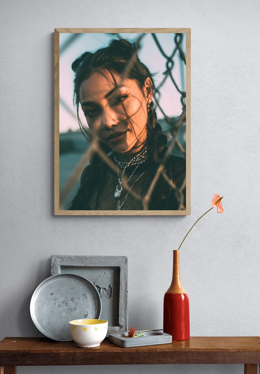 Urban Portrait Photography Poster. — room view 3