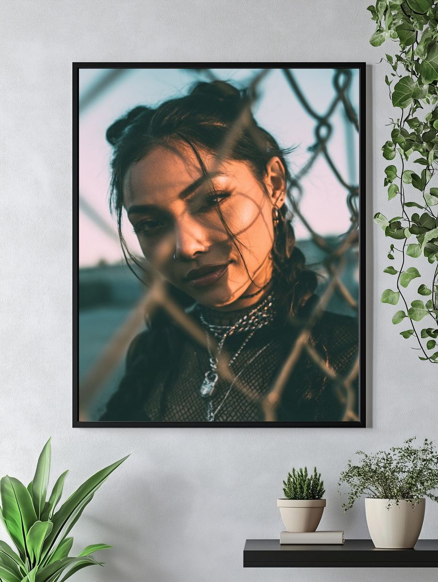 Urban Portrait Photography Poster. — room view 4