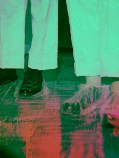 Neon Dance Floor Legs Poster. poster detail