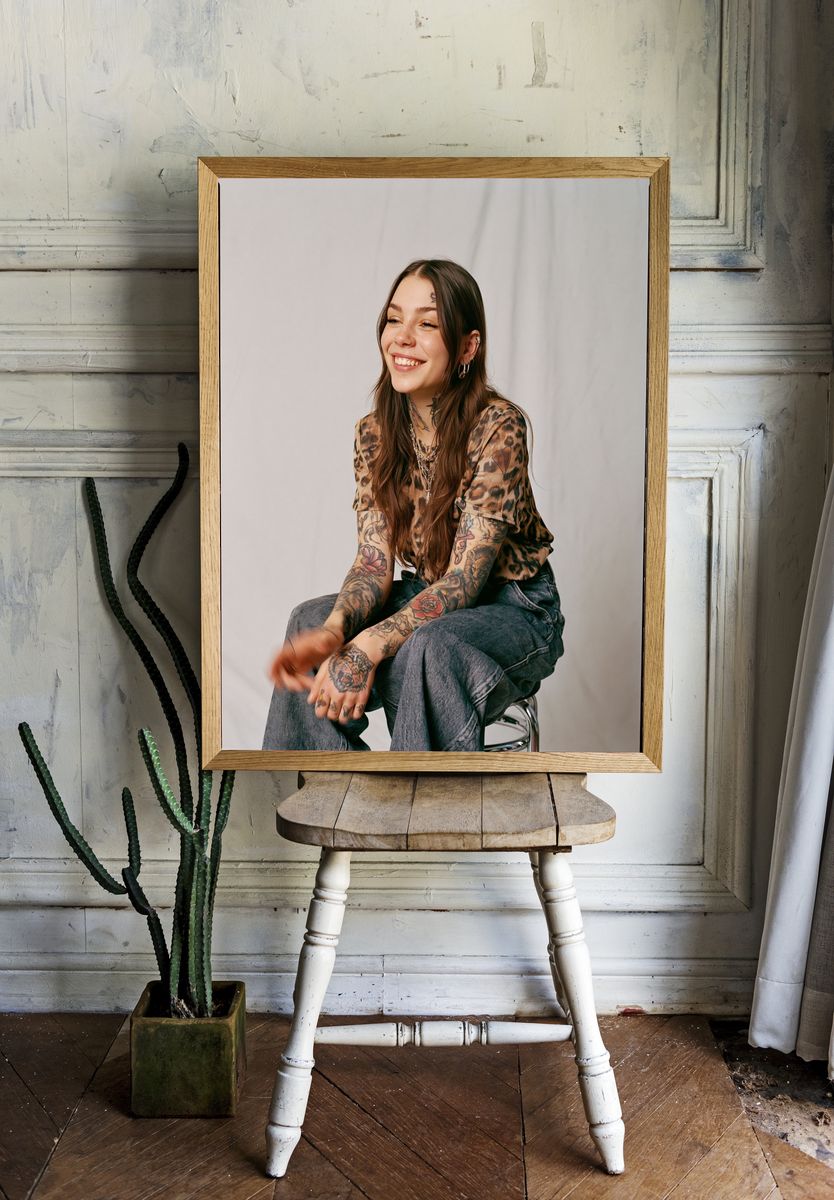 Woman Portrait Photography Poster. room preview