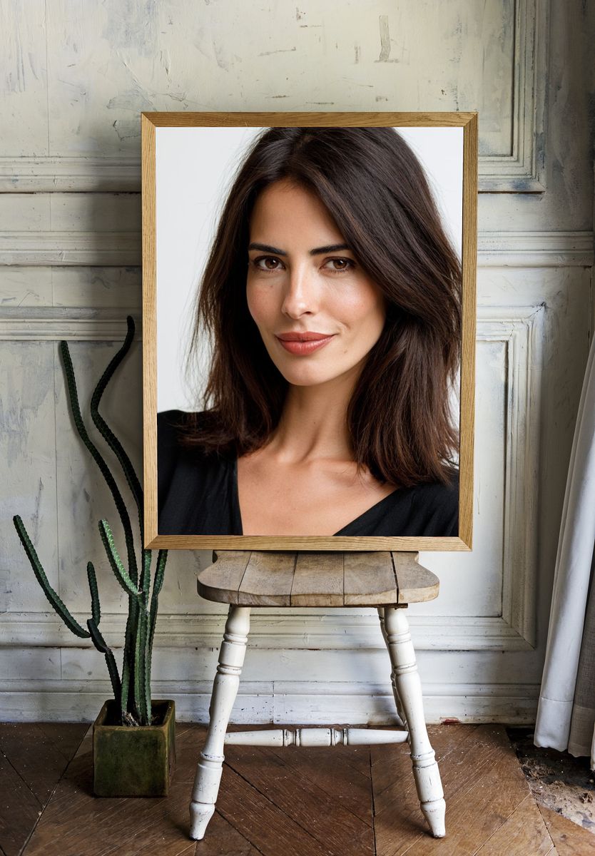 Elegant Woman Portrait Photography Poster. — room view 1