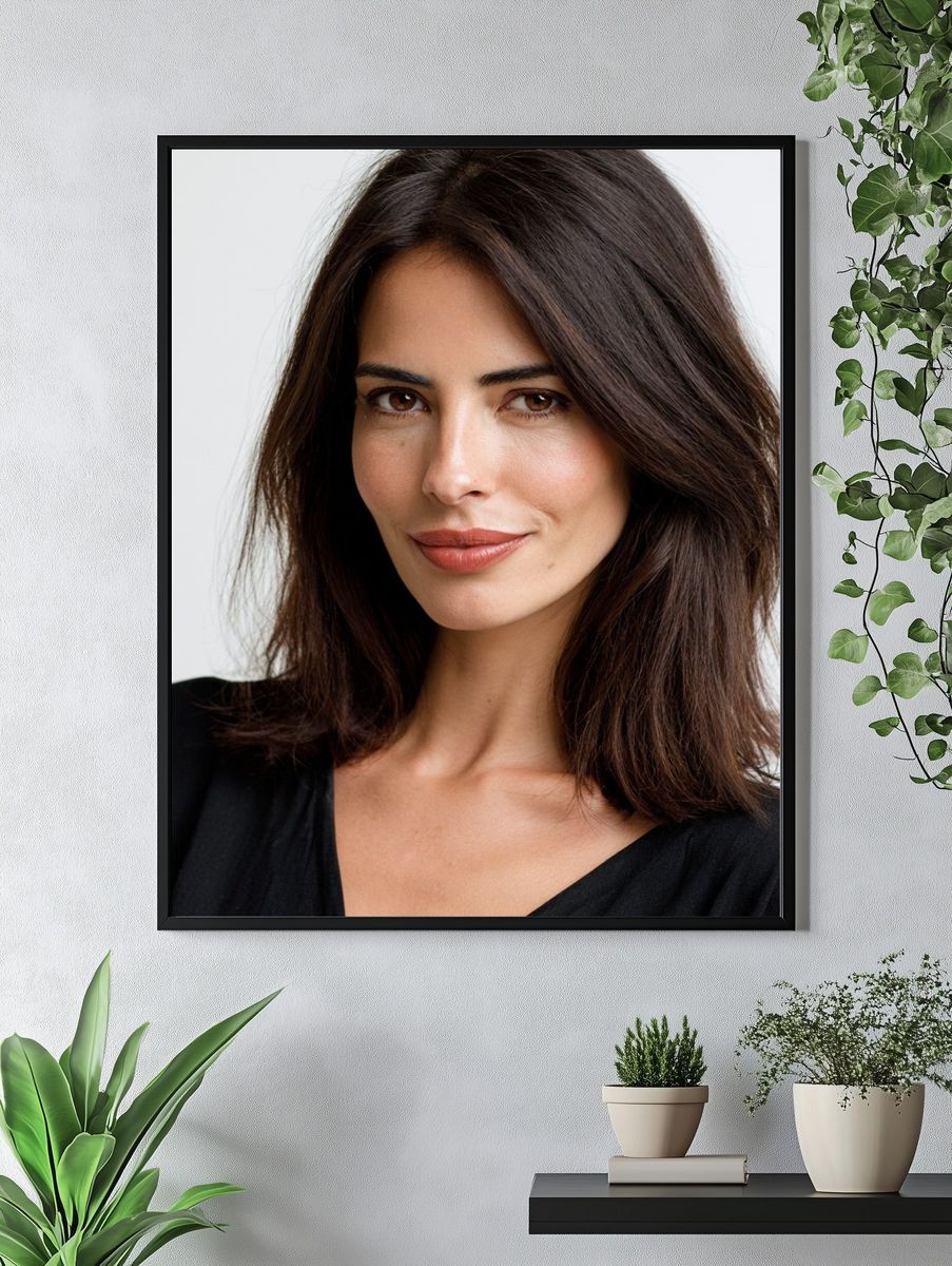 Elegant Woman Portrait Photography Poster. — room view 4