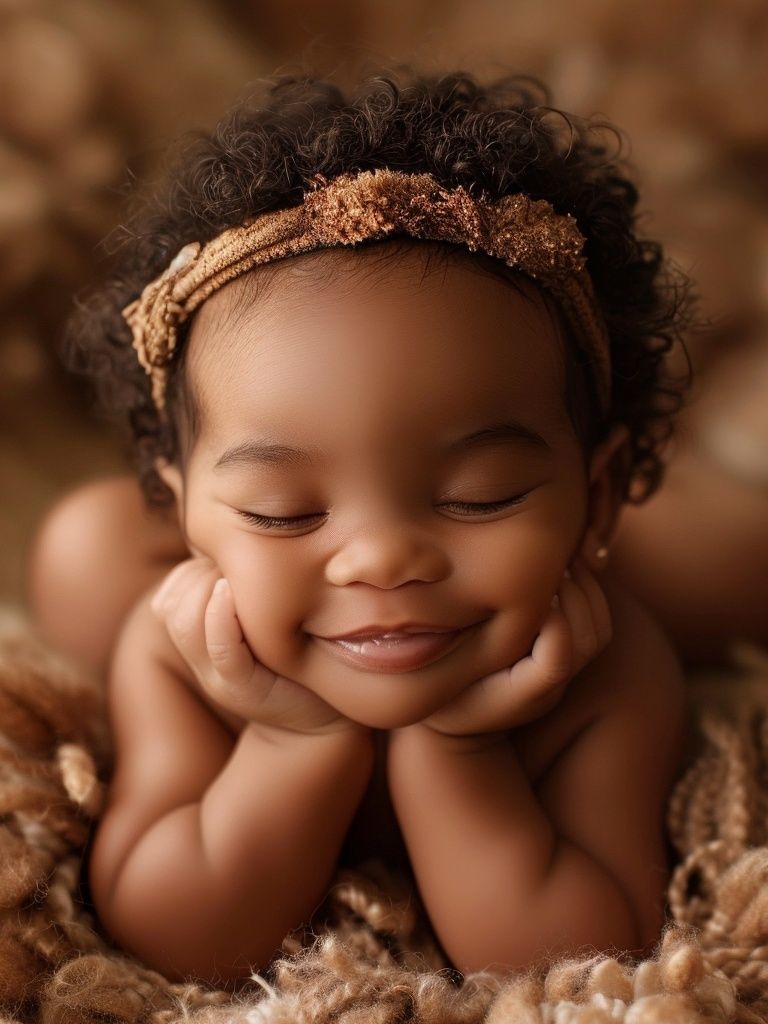 Sleeping Baby Portrait Print. poster detail