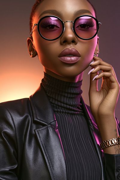 Stylish Portrait Photography Poster.