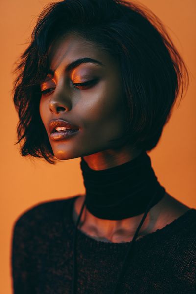 Moody Portrait Photography Poster.