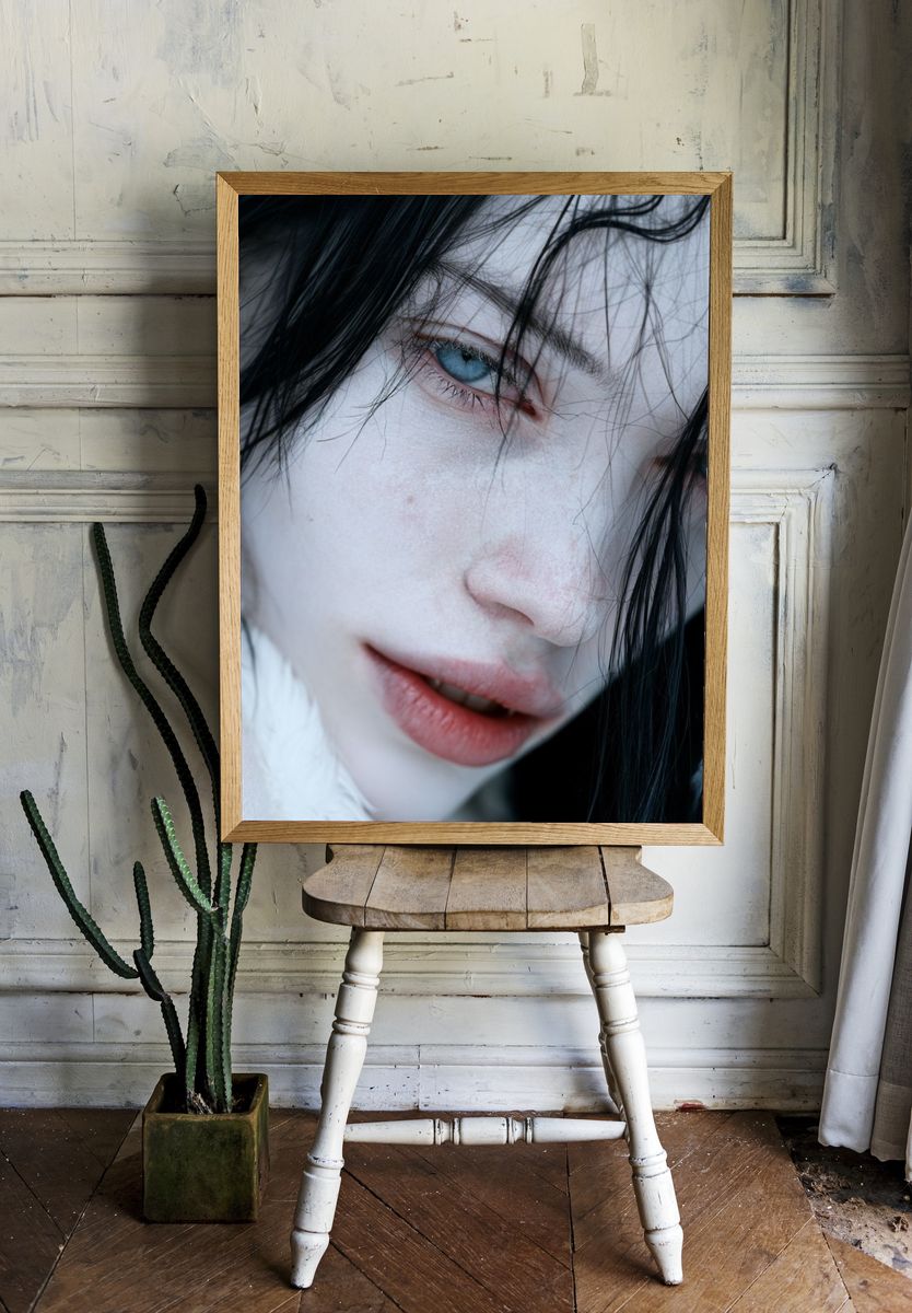 Ethereal Portrait Photography Poster. room preview