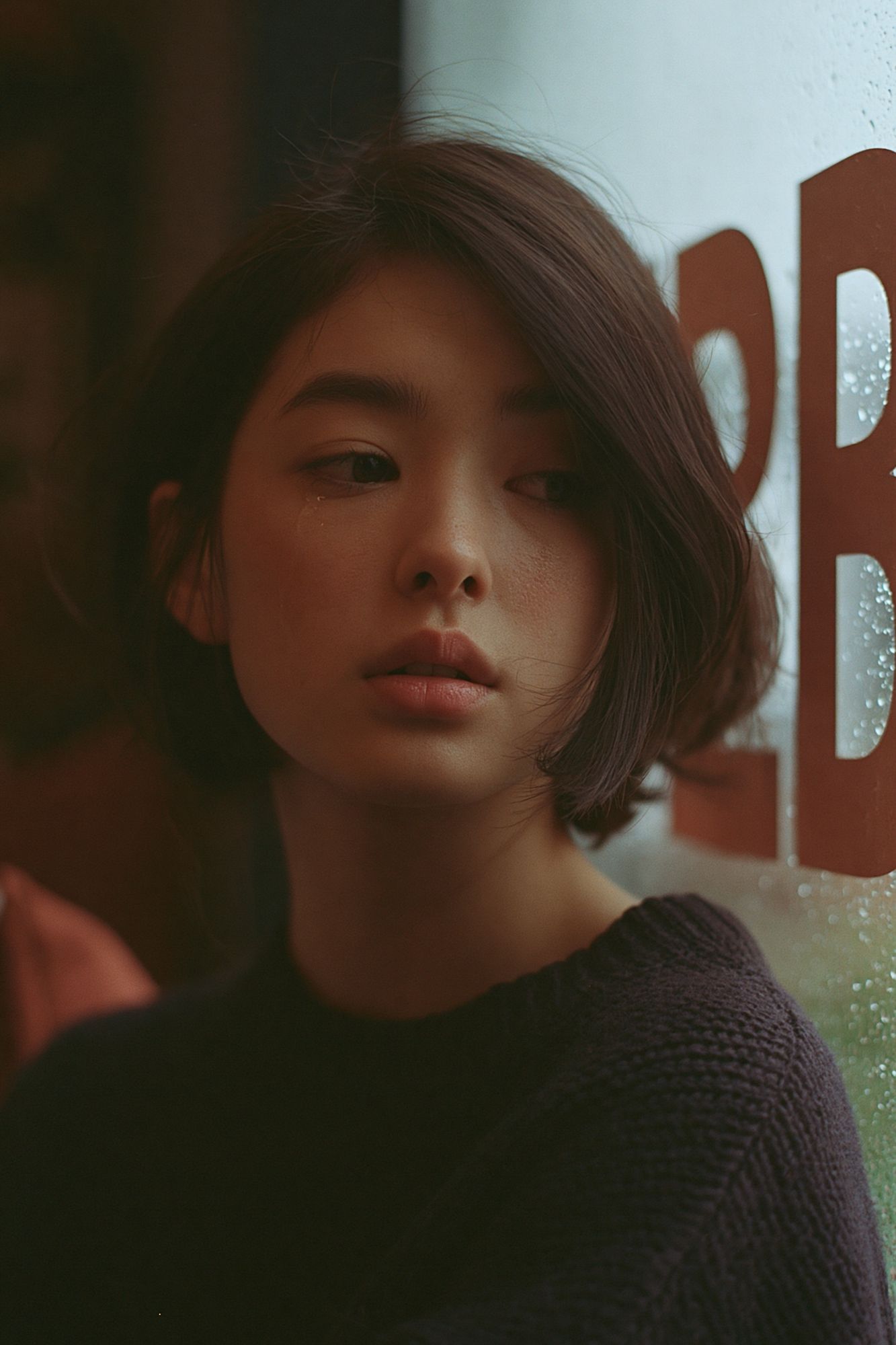 Moody Portrait Photography Poster. poster detail