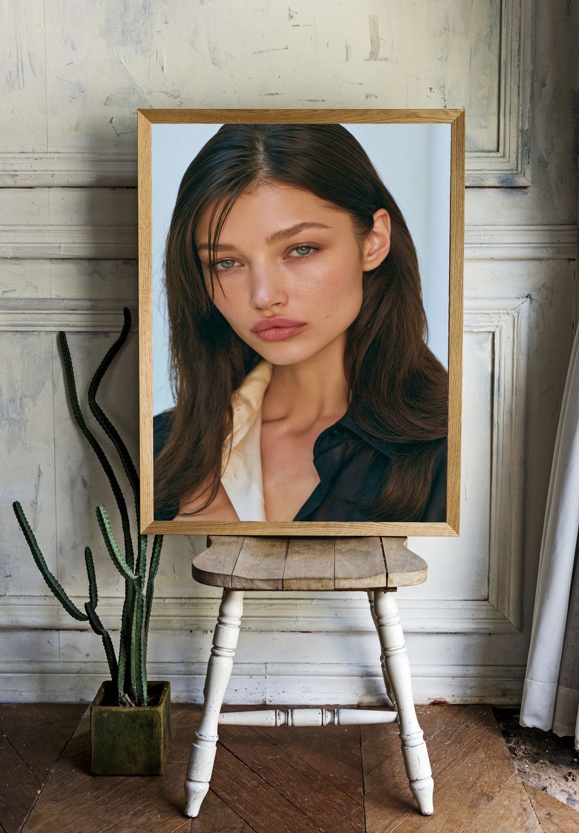 Editorial Portrait Photography Poster. room preview