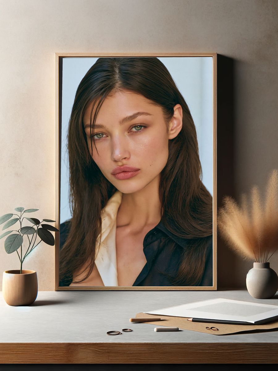 Editorial Portrait Photography Poster. — room view 2
